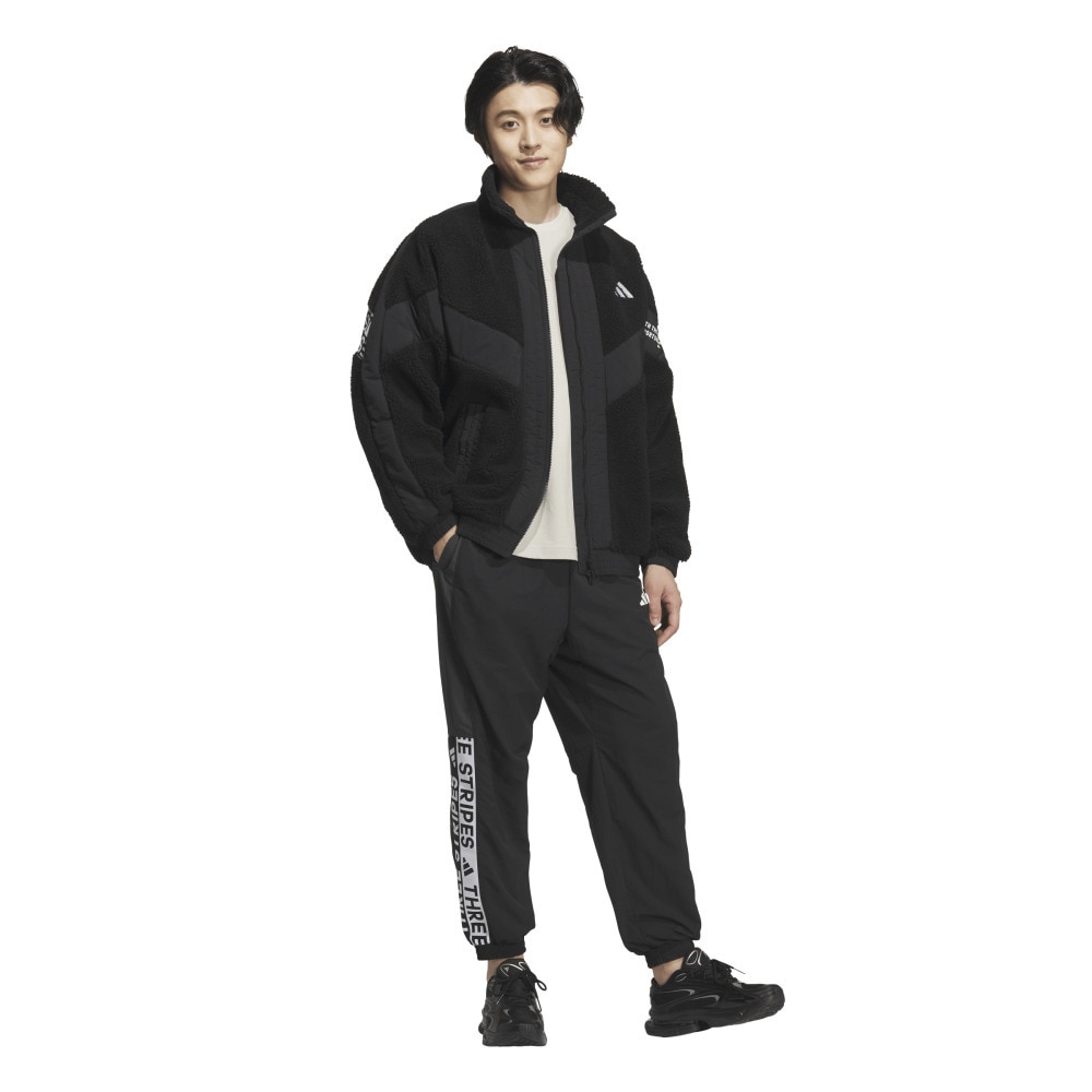 アディダス（adidas）（メンズ）ワーディングパック ルーズフィット ボアジャケット CS116-KA1273