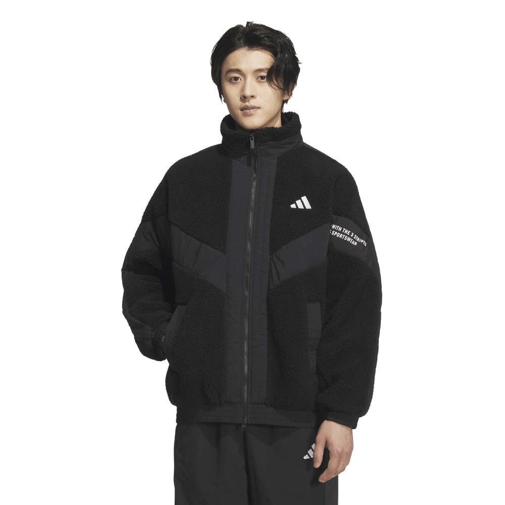 アディダス（adidas）（メンズ）ワーディングパック ルーズフィット ボアジャケット CS116-KA1273