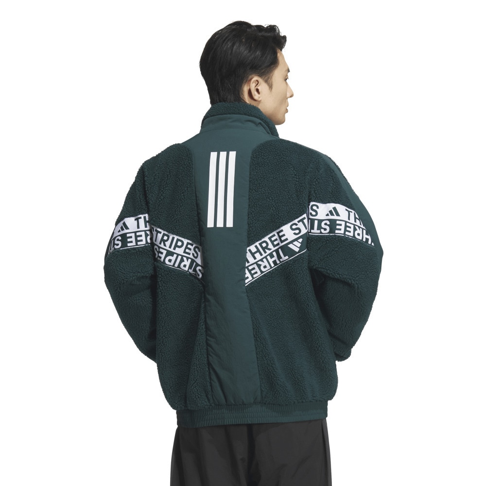 アディダス（adidas）（メンズ）ワーディングパック ルーズフィット ボアジャケット CS116-KA1274