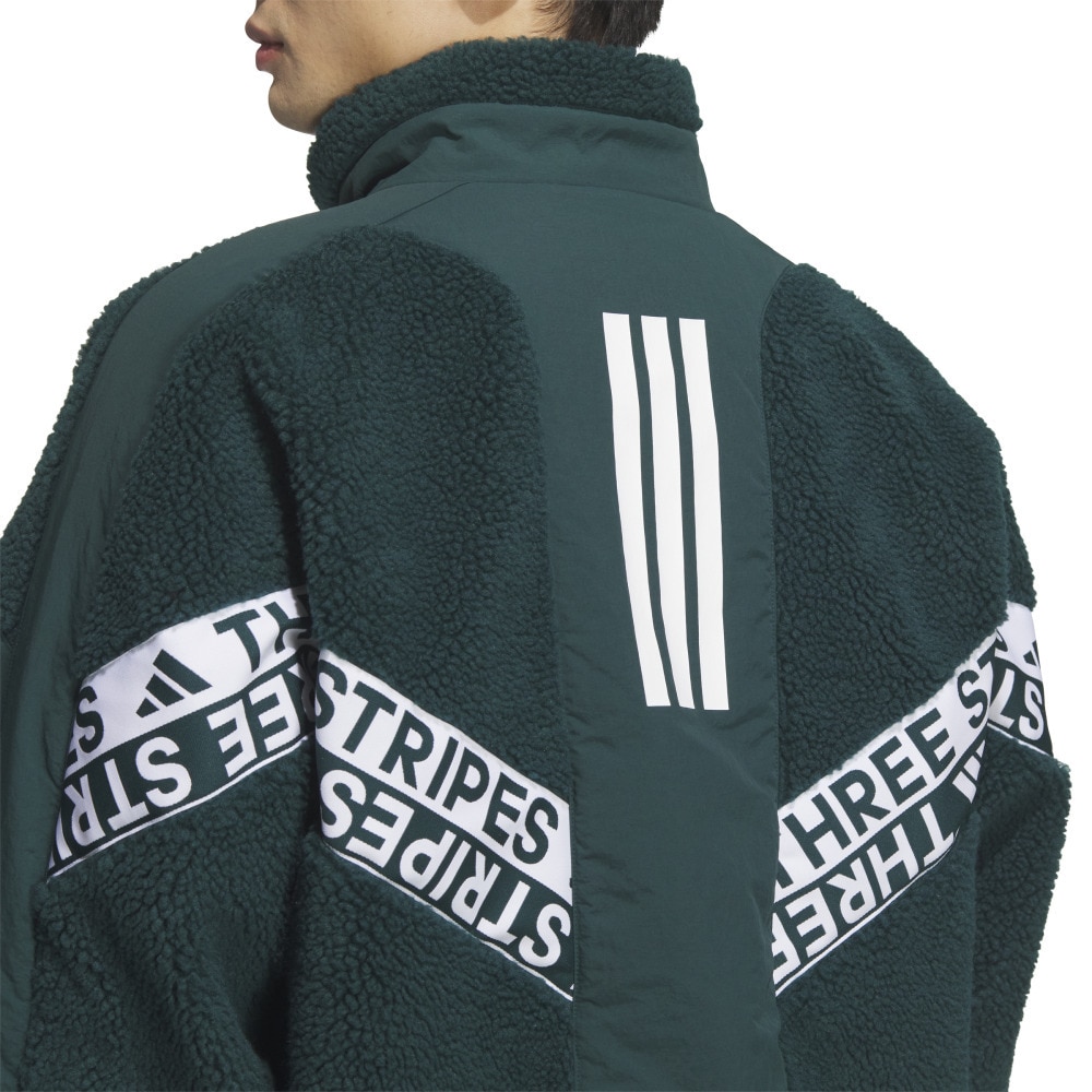 アディダス（adidas）（メンズ）ワーディングパック ルーズフィット ボアジャケット CS116-KA1274