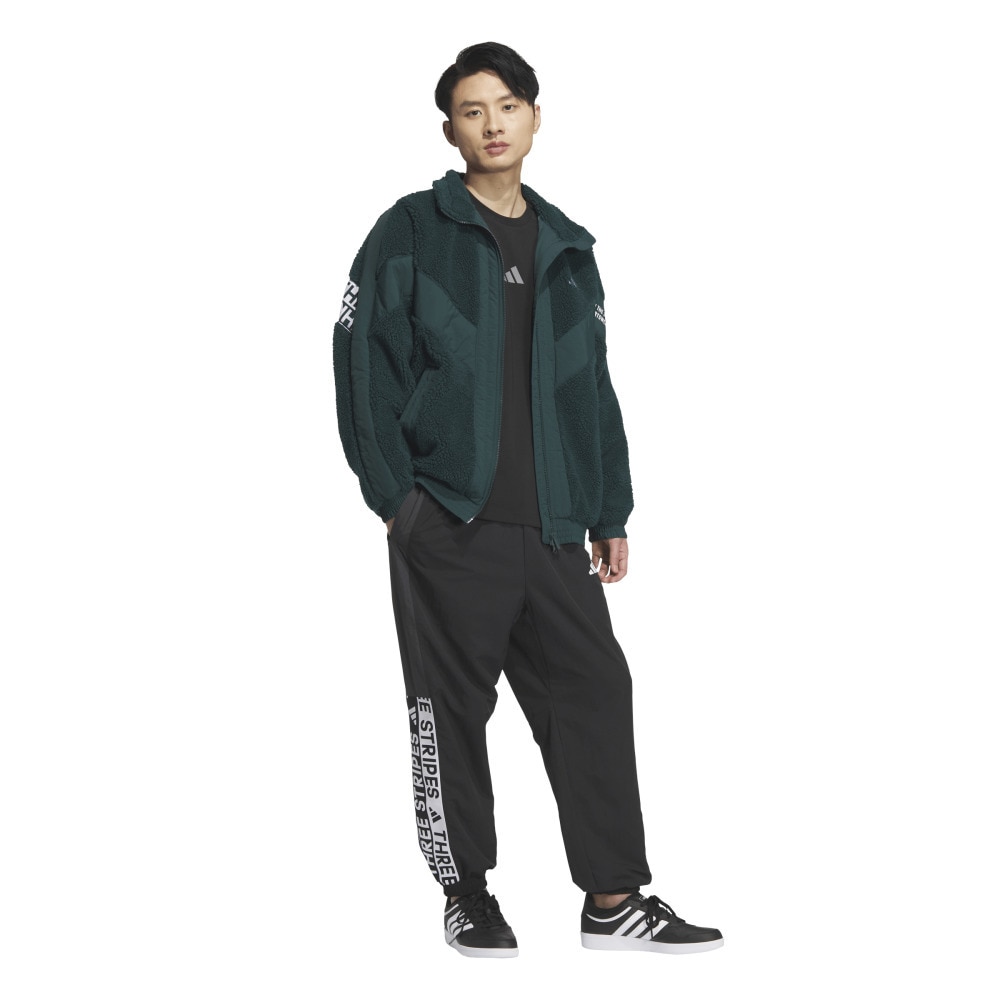 アディダス（adidas）（メンズ）ワーディングパック ルーズフィット ボアジャケット CS116-KA1274