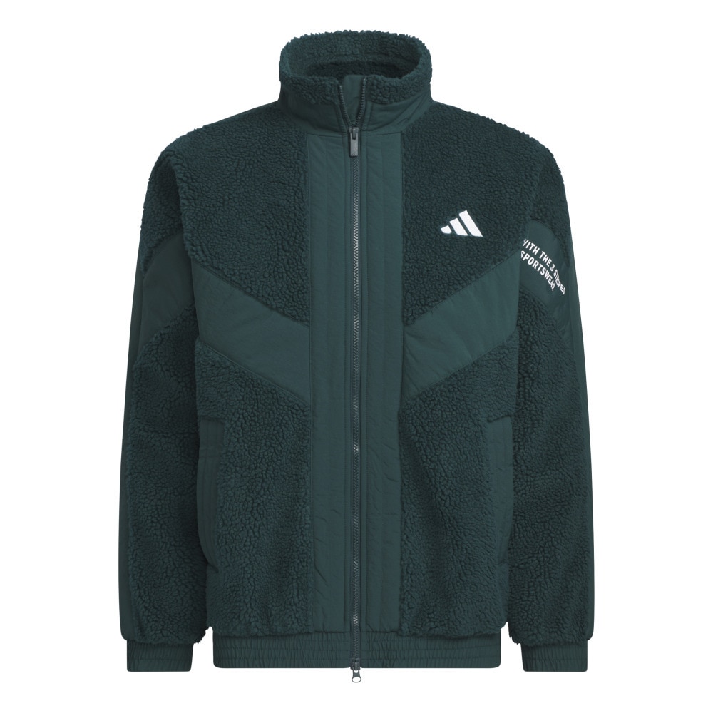アディダス（adidas）（メンズ）ワーディングパック ルーズフィット ボアジャケット CS116-KA1274