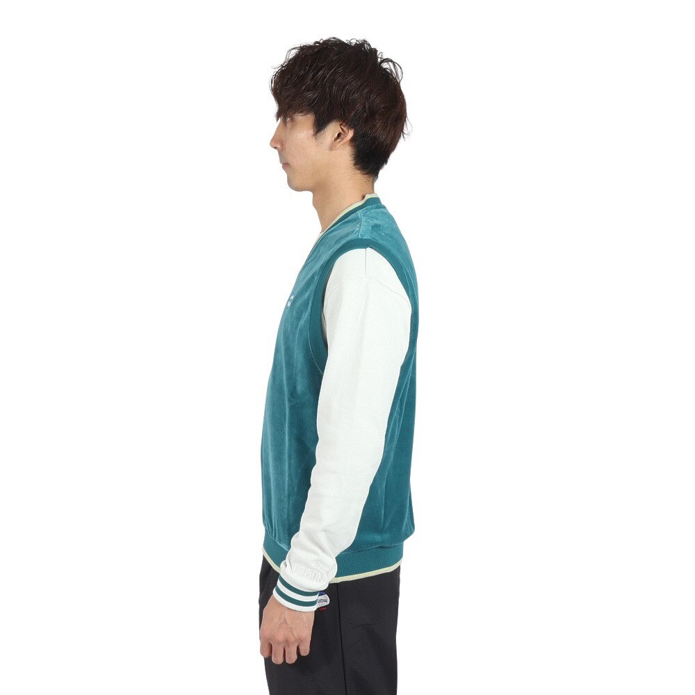 プーマ（PUMA）（メンズ）GV ベロア ベスト 685387 22 GRN