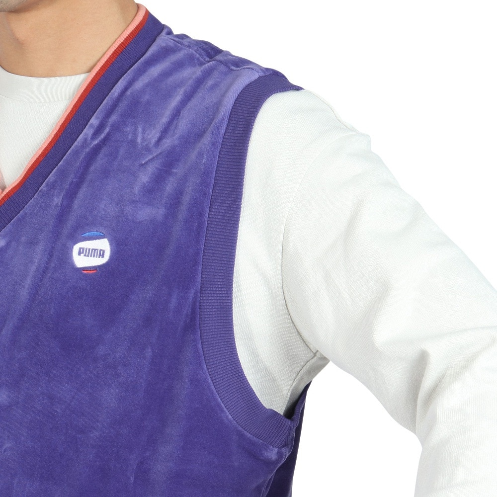 プーマ（PUMA）（メンズ）GV ベロア ベスト 685387 27 PPL