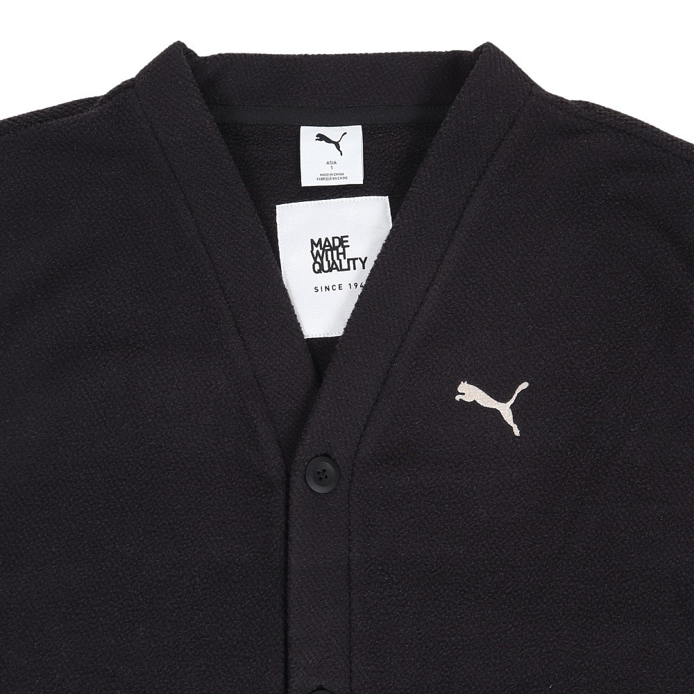 プーマ（PUMA）（メンズ）MWQ カーディガン 636958 01 BLK