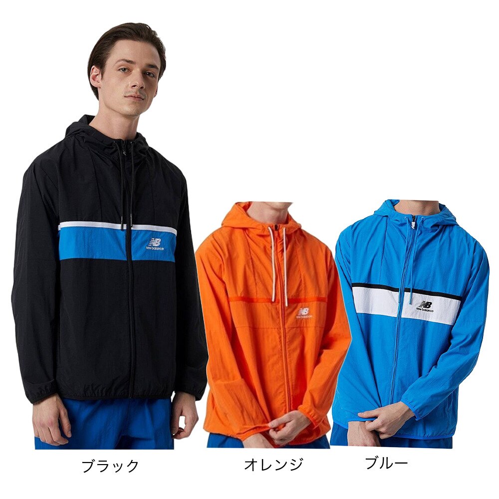 ニューバランス（new balance）（メンズ）NB Athletics アンプリファイドウインドブレーカージャケット AMJ21500BK