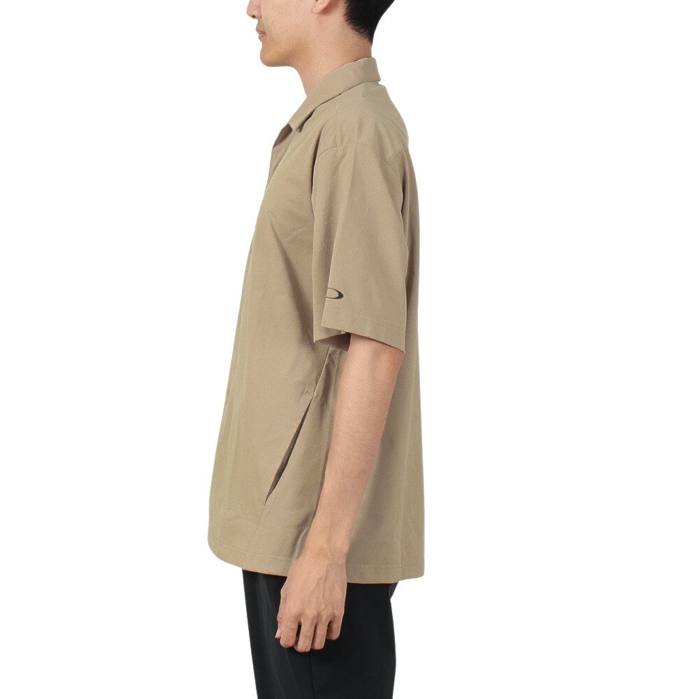 オークリー（OAKLEY）（メンズ）トップス 襟付き 吸汗 速乾 エッセン テックニット 半袖Tシャツ FOA404053-30W