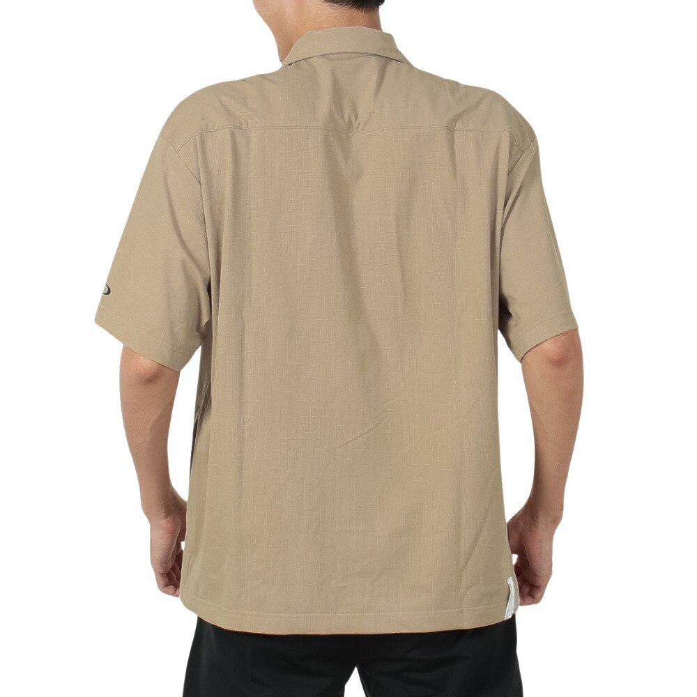 オークリー（OAKLEY）（メンズ）トップス 襟付き 吸汗 速乾 エッセン テックニット 半袖Tシャツ FOA404053-30W