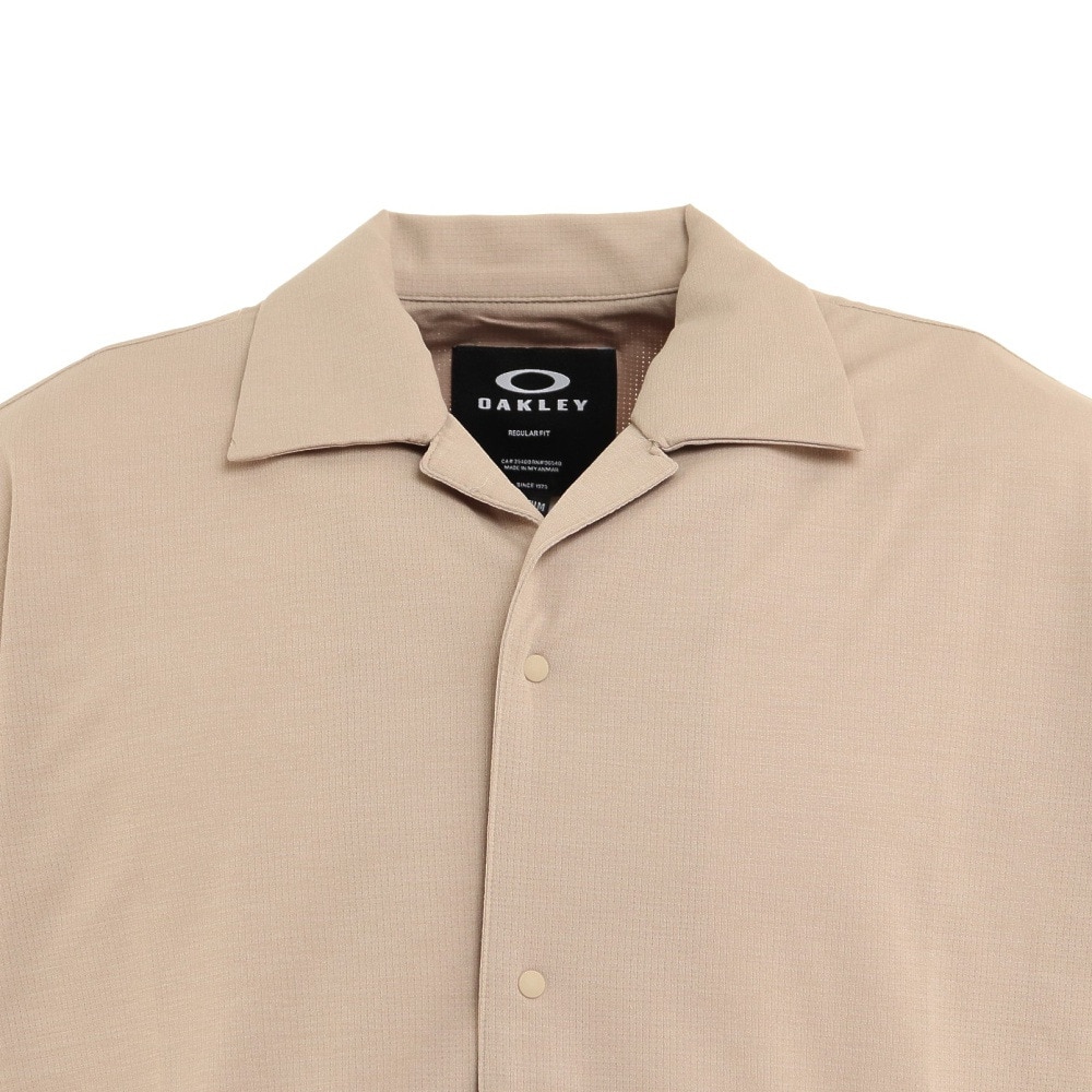 オークリー（OAKLEY）（メンズ）トップス 襟付き 吸汗 速乾 エッセン テックニット 半袖Tシャツ FOA404053-30W