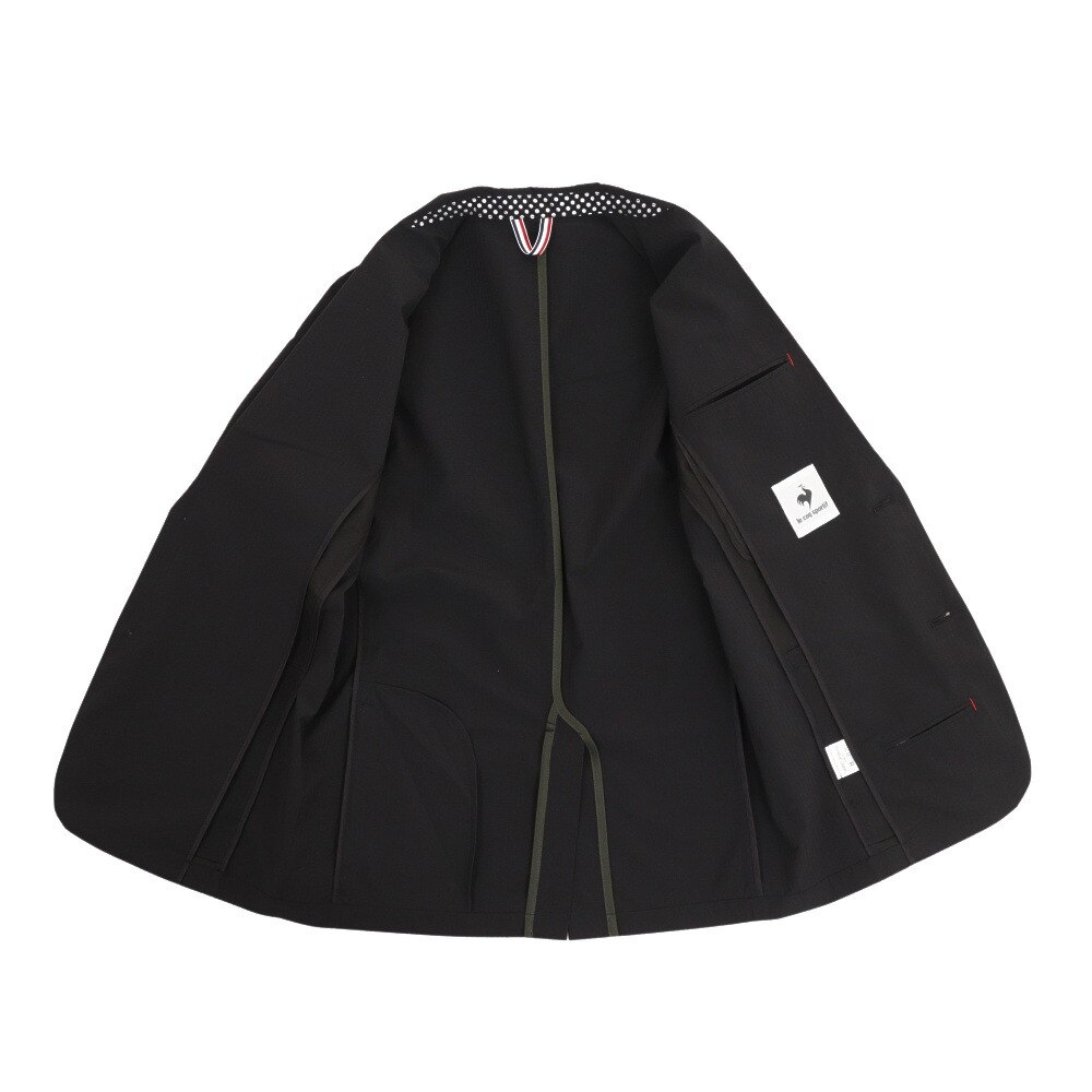 ルコック スポルティフ（Lecoq Sportif）（メンズ）ドライタッチ ストレッチ テーラードジャケット QMMTJF65XB BK