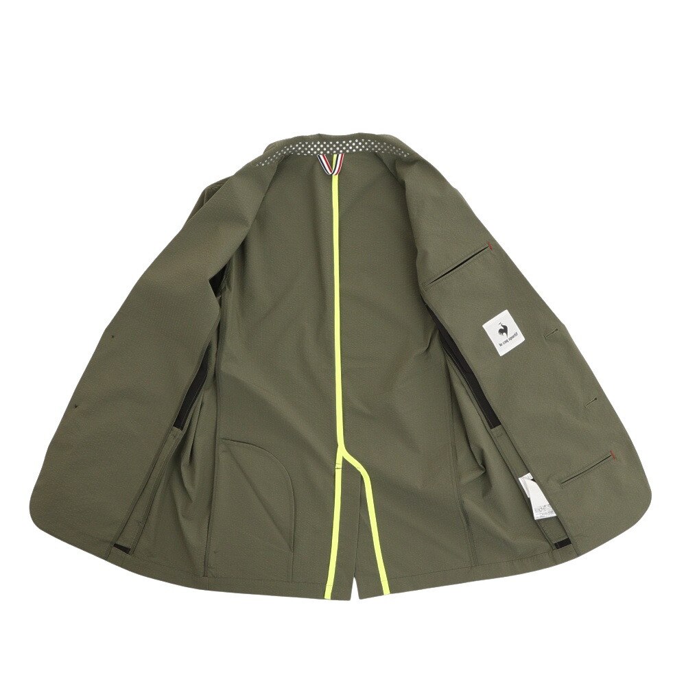 ルコックスポルティフ（lecoqsportif）（メンズ）ドライタッチ ストレッチ テーラードジャケット QMMTJF65XB KH