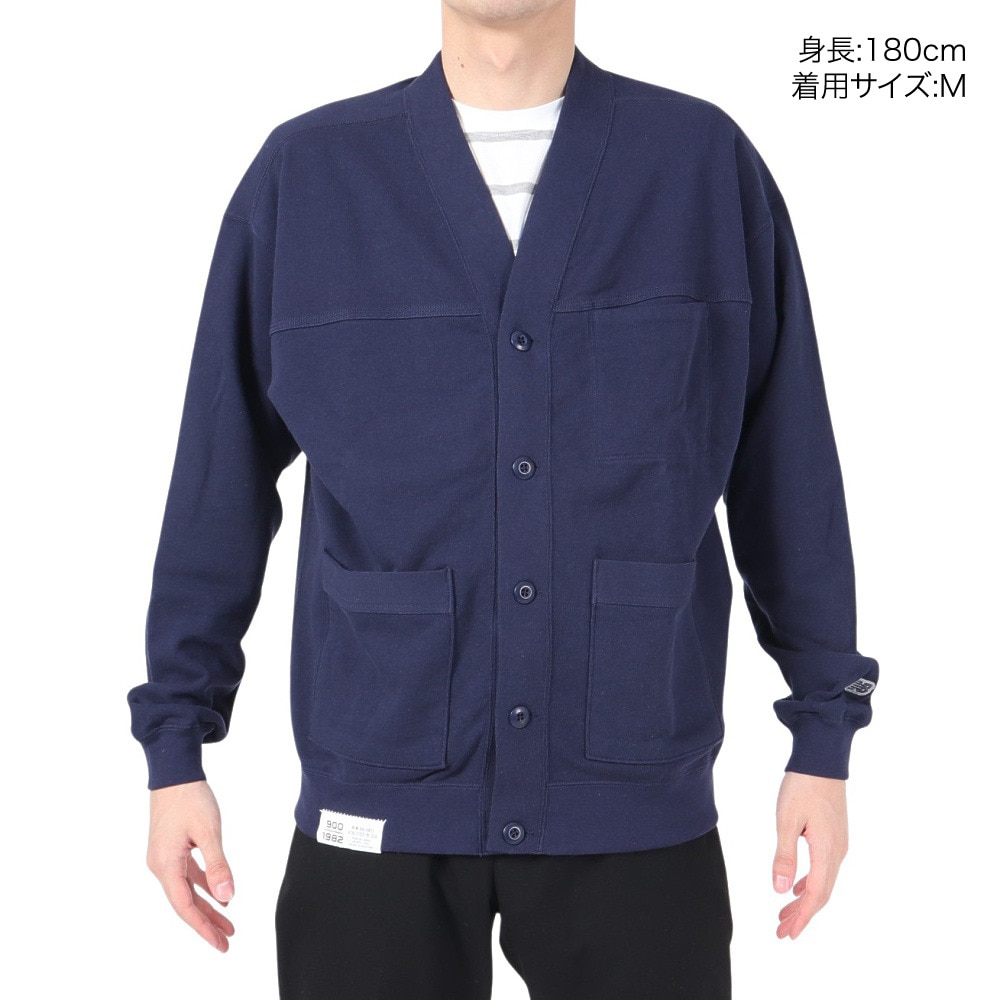 ニューバランス（new balance）（メンズ）カーディガン メンズ 900 フレンチテリー AMJ25066PGM