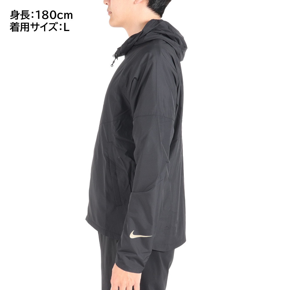 【新品】NIKE ナイキ メンズ ランニング ジャケット  パーカー L 黒