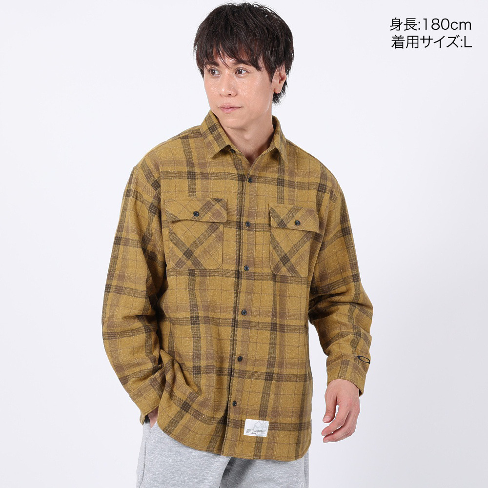 オークリー（OAKLEY）（メンズ）長袖シャツ ESSENTIAL NEL SHIRTS 3.0 FOA405936-87K