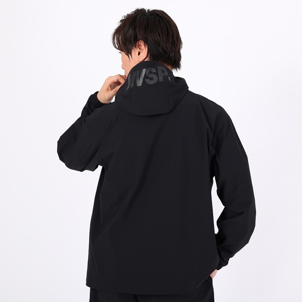デサント（DESCENTE）（メンズ）ストレッチナイロンジップパーカー DX-C2704XB BK