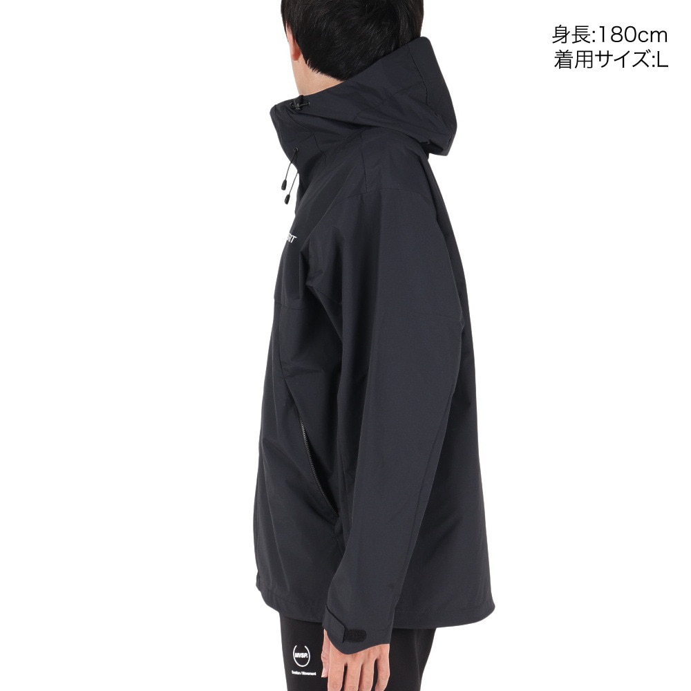 デサント（DESCENTE）（メンズ）2.5層シェルジャケット DX-C2707XB BK