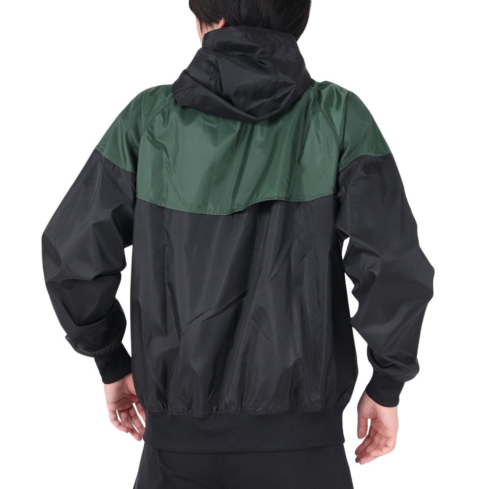 ナイキ（NIKE）（メンズ）ジャケット ウインドブレーカー 防風 グリーン NSW HE WR ウーブン フーディ ジャケット DA0002-016