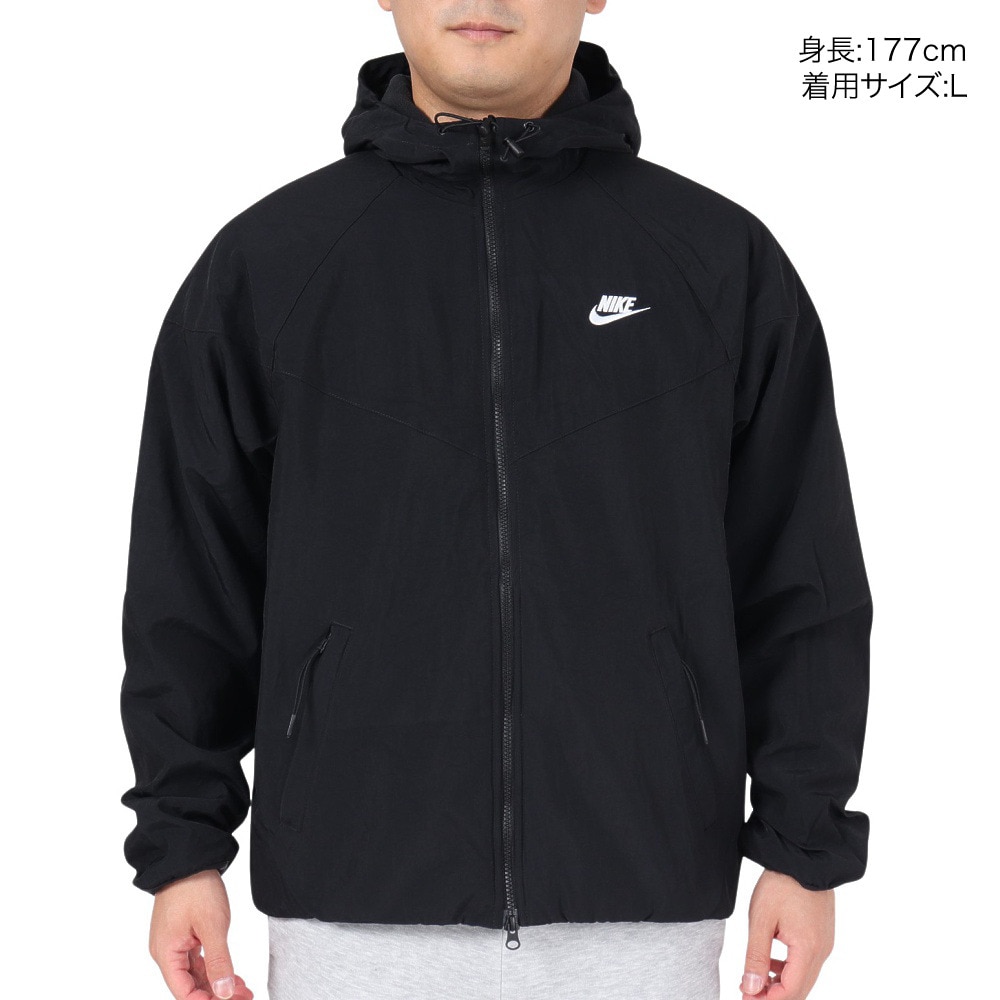 ナイキ（NIKE）（メンズ）ウィンドブレーカー ジャケット 防風 NSW ウィンドランナー フードWNウーブン ジャケット FB8619-010