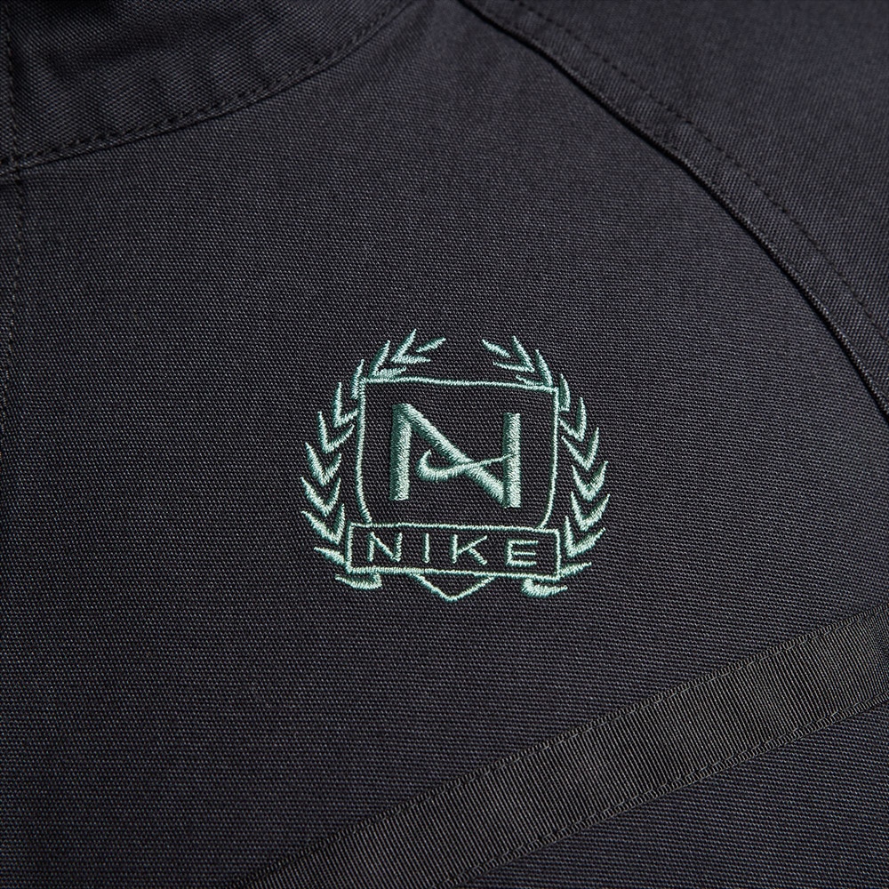 ナイキ（NIKE）（メンズ）アウター ジャケット ハーフジップ 薄手 ウィンドランナー キャンバス ジャケット 黒 FZ4727-010