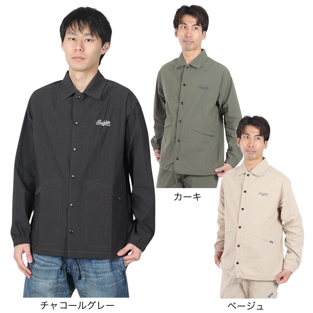 バクタ（BUKTA）（メンズ）レトロ コーチジャケット BU2345800:19:BLACK