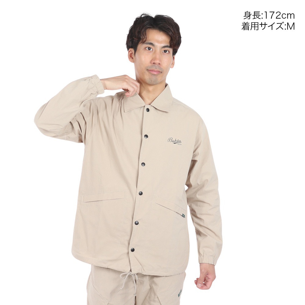 バクタ（BUKTA）（メンズ）レトロコーチジャケット BU2345800 20 BEIGE