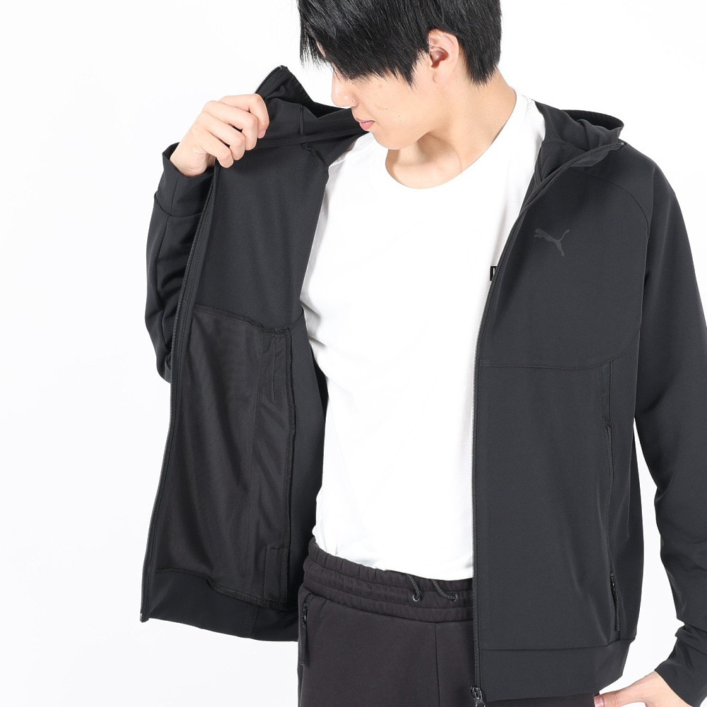プーマ（PUMA）（メンズ）PUMA TECH ウーブン トラックジャケット フーディ 626178 01 BLK