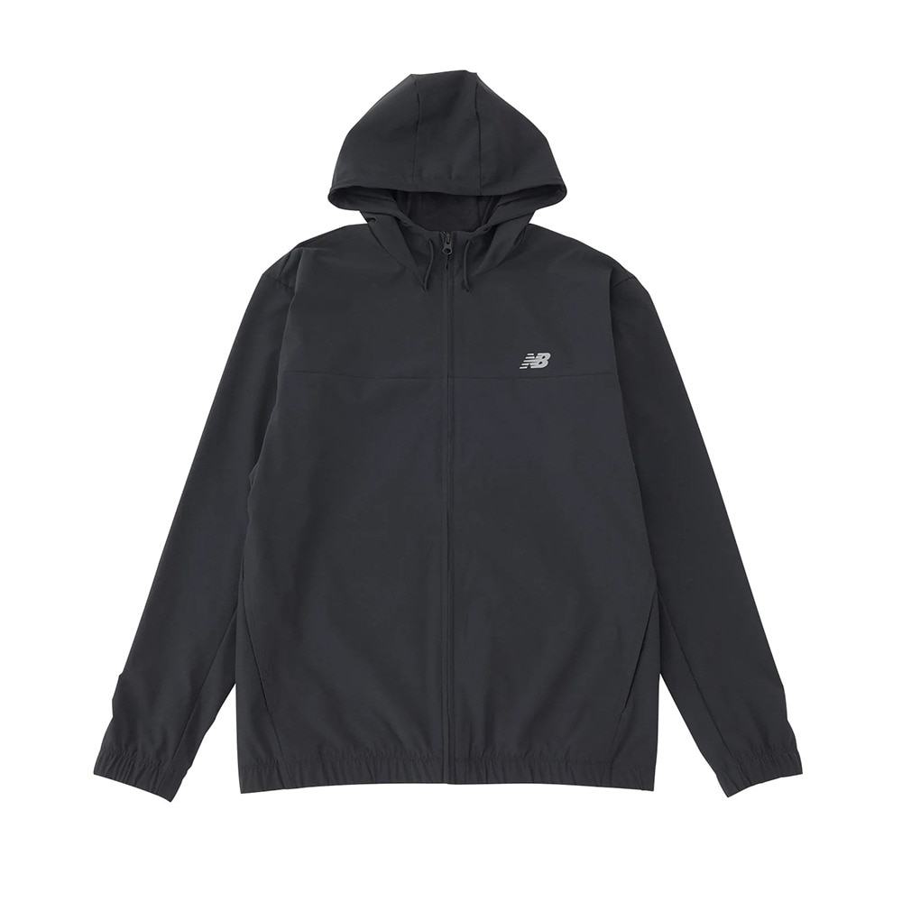 ニューバランス（new balance）（メンズ）ストレッチ ウーブン フルジップ ジャケット MJ41018BK