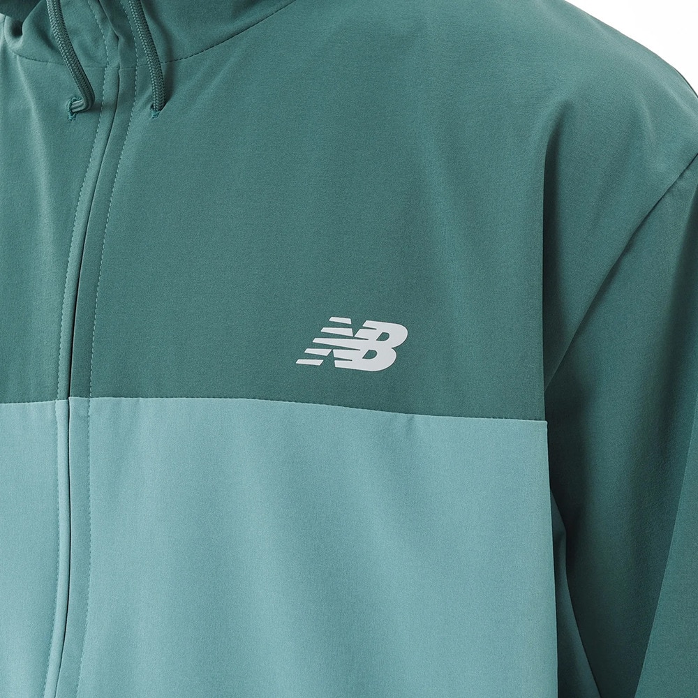 ニューバランス（new balance）（メンズ）ストレッチ ウーブン フルジップ ジャケット MJ41018NUS