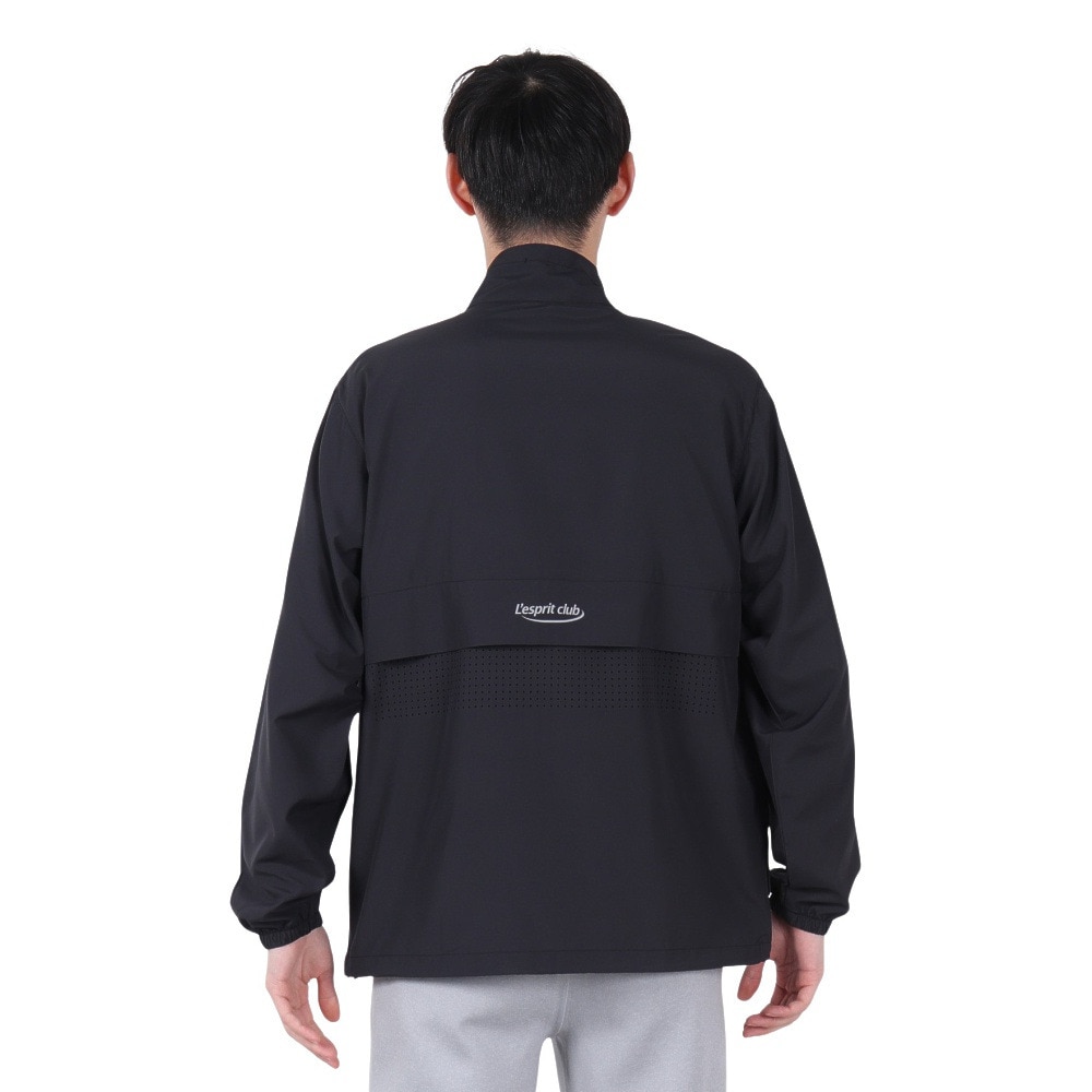 デュアリグ（DUARIG）（メンズ）絶耐撥水 UV ハイカウント布帛 ジップアップ ジャケット 5S0003-TRSW-860EG BLK