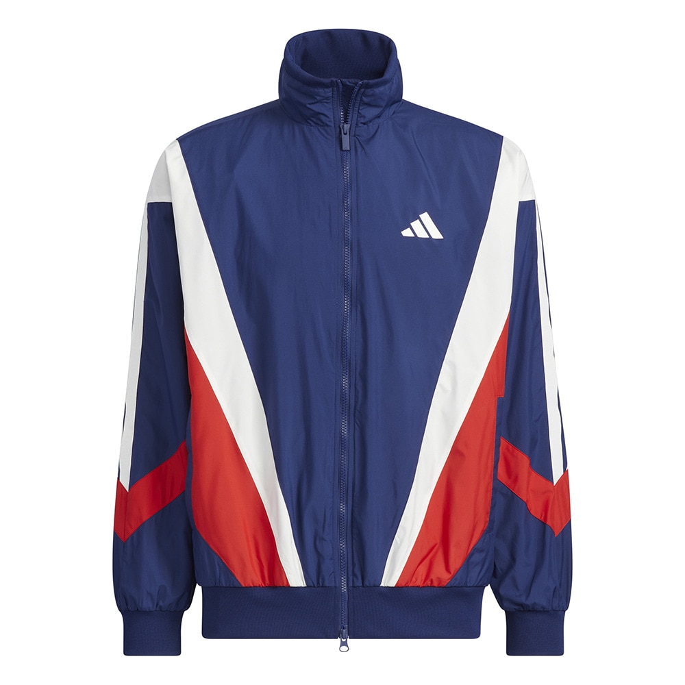 アディダス（adidas）（メンズ）マストハブ ルーズフィット メッシュ裏地付き ウインドブレーカージャケット KQD22-JM2025