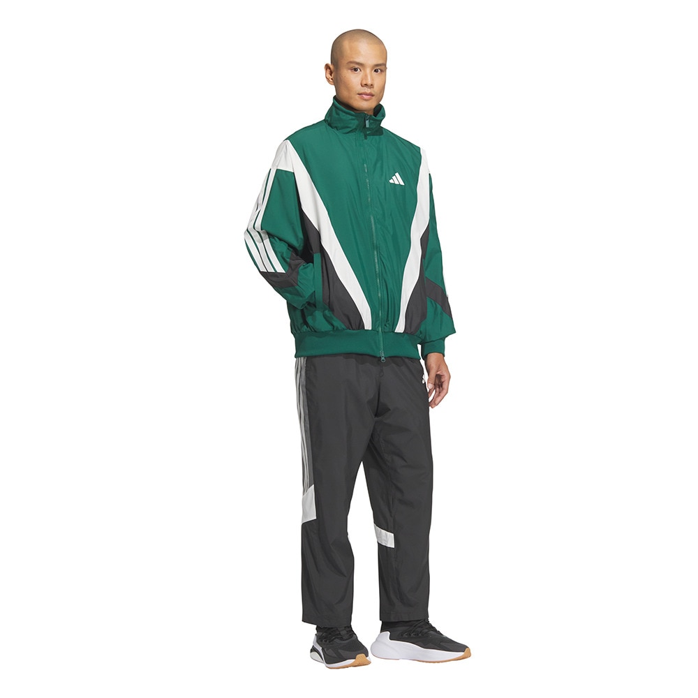 アディダス（adidas）（メンズ）マストハブ ルーズフィット メッシュ裏地付き ウインドブレーカージャケット KQD22-JM2026