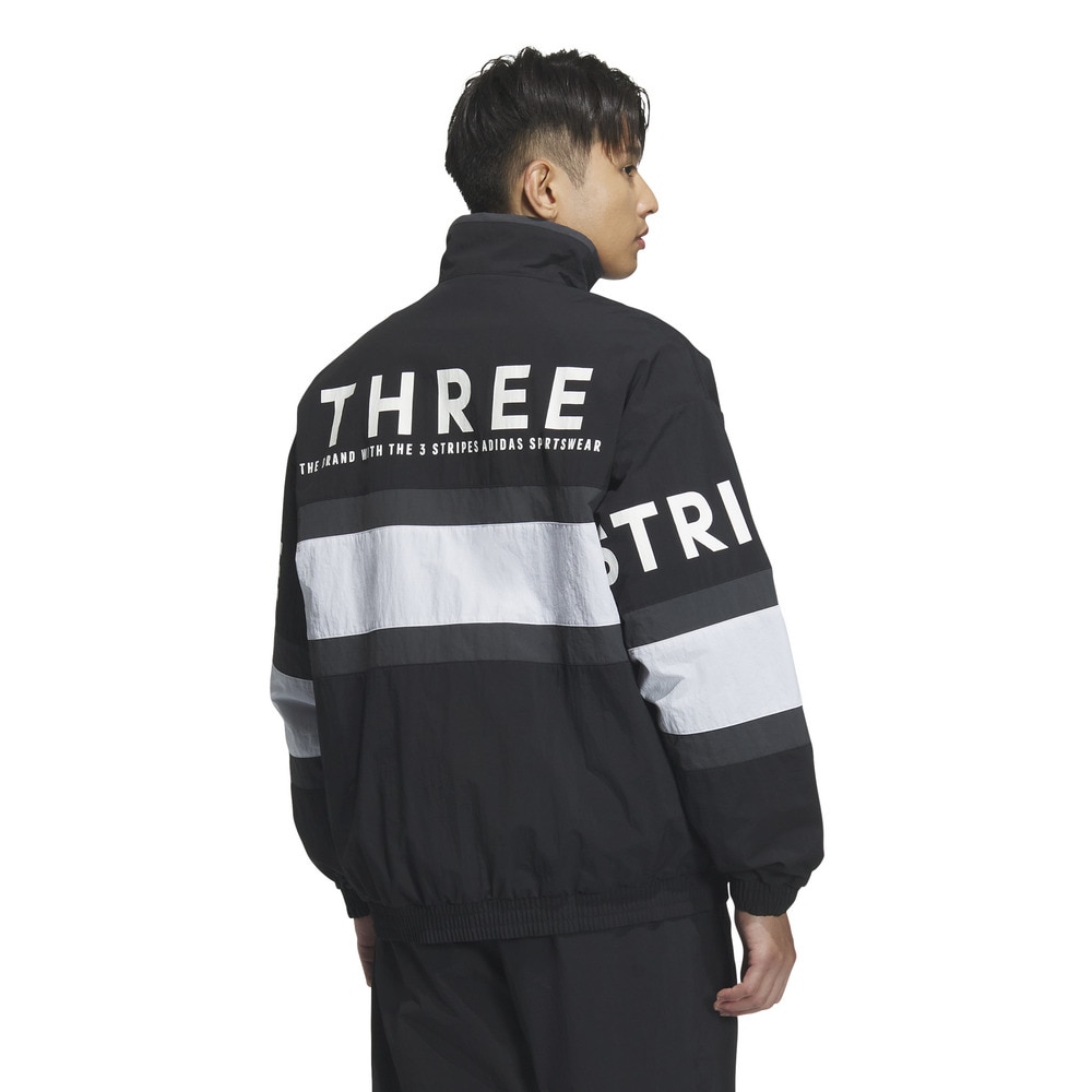 アディダス（adidas）（メンズ）ワーディング パック ルーズフィット メッシュ裏地付き ウーブンジャケット KQD39-JM2064