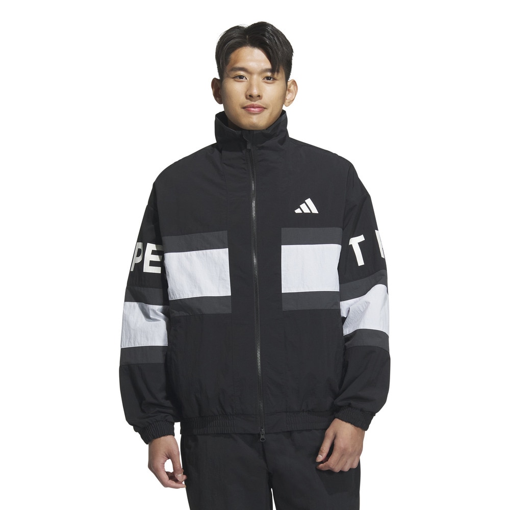 アディダス（adidas）（メンズ）ワーディング パック ルーズフィット メッシュ裏地付き ウーブンジャケット KQD39-JM2064