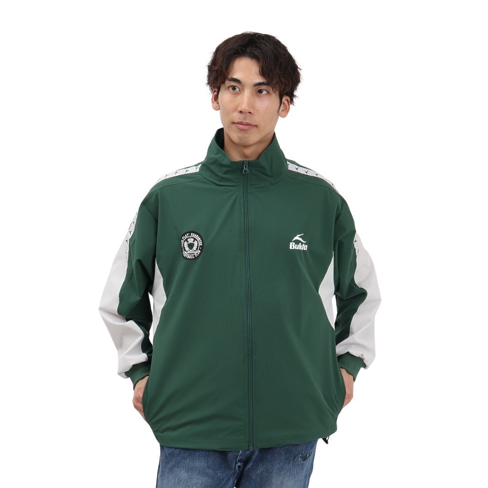 バクタ（BUKTA）（メンズ）レトロトラックジャケット BU244580066 D/GREEN