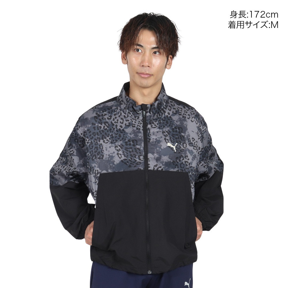 プーマ（PUMA）（メンズ）トレーニング トレイン エッジ ウーブン ジャケット 527037 01 BLK