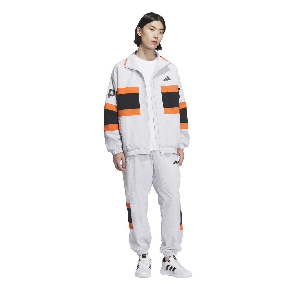 アディダス（adidas）（メンズ）ワーディング パック ルーズフィット メッシュ裏地付き ウーブンジャケット KQD39-JM2066