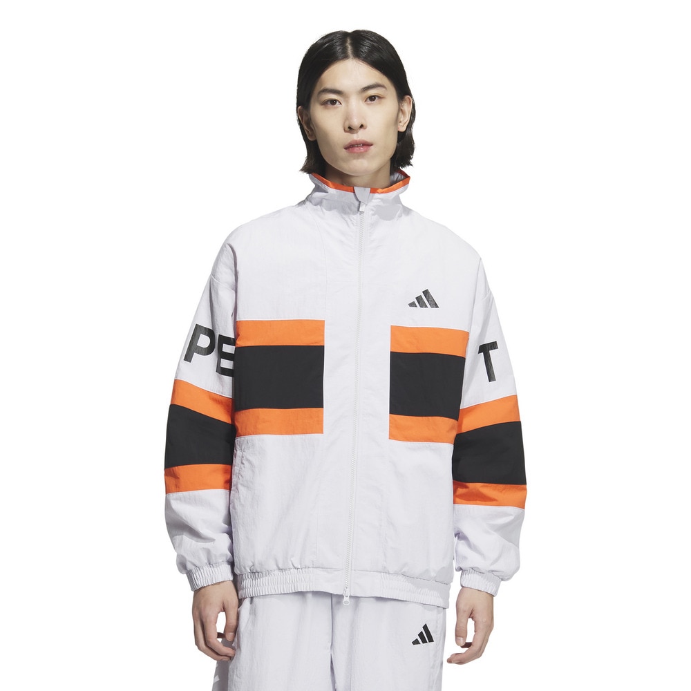 アディダス（adidas）（メンズ）ワーディング パック ルーズフィット メッシュ裏地付き ウーブンジャケット KQD39-JM2066