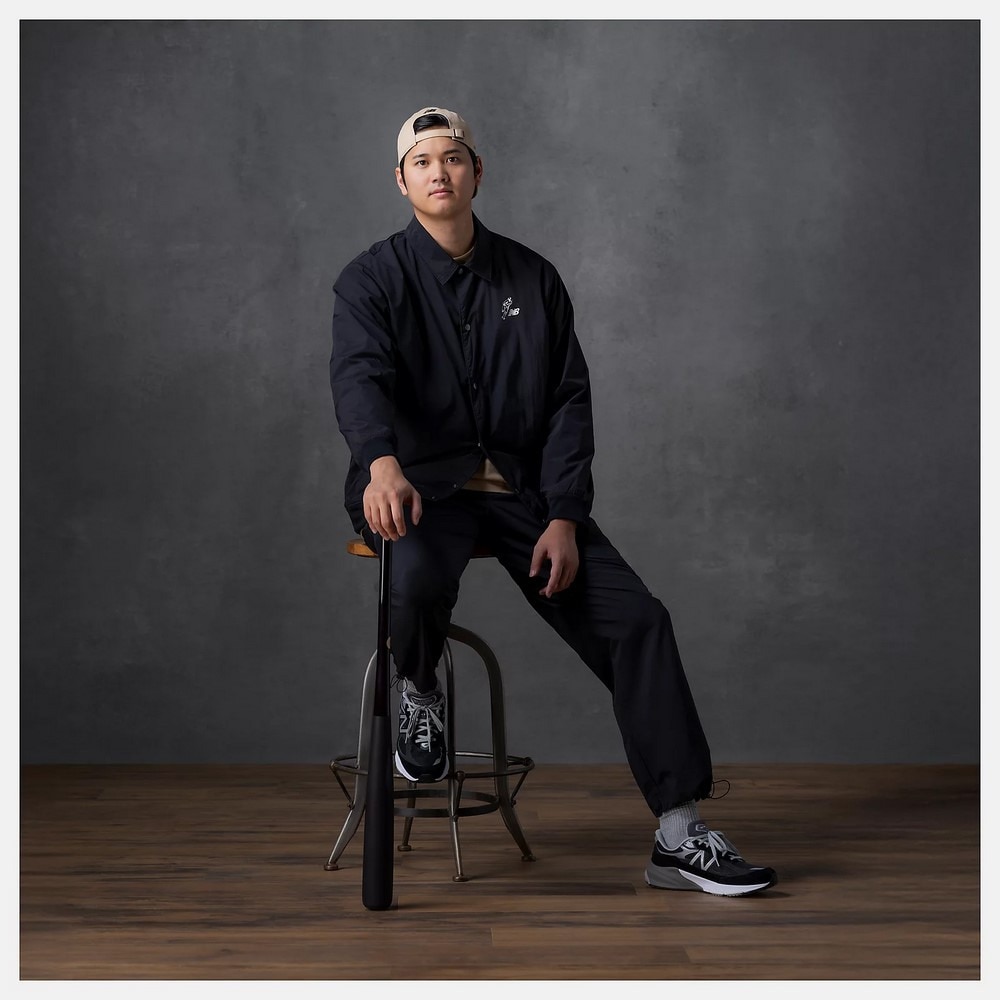 ニューバランス（new balance）（メンズ）Shohei Signature ウーブンナイロンジャケット MJ43733BK