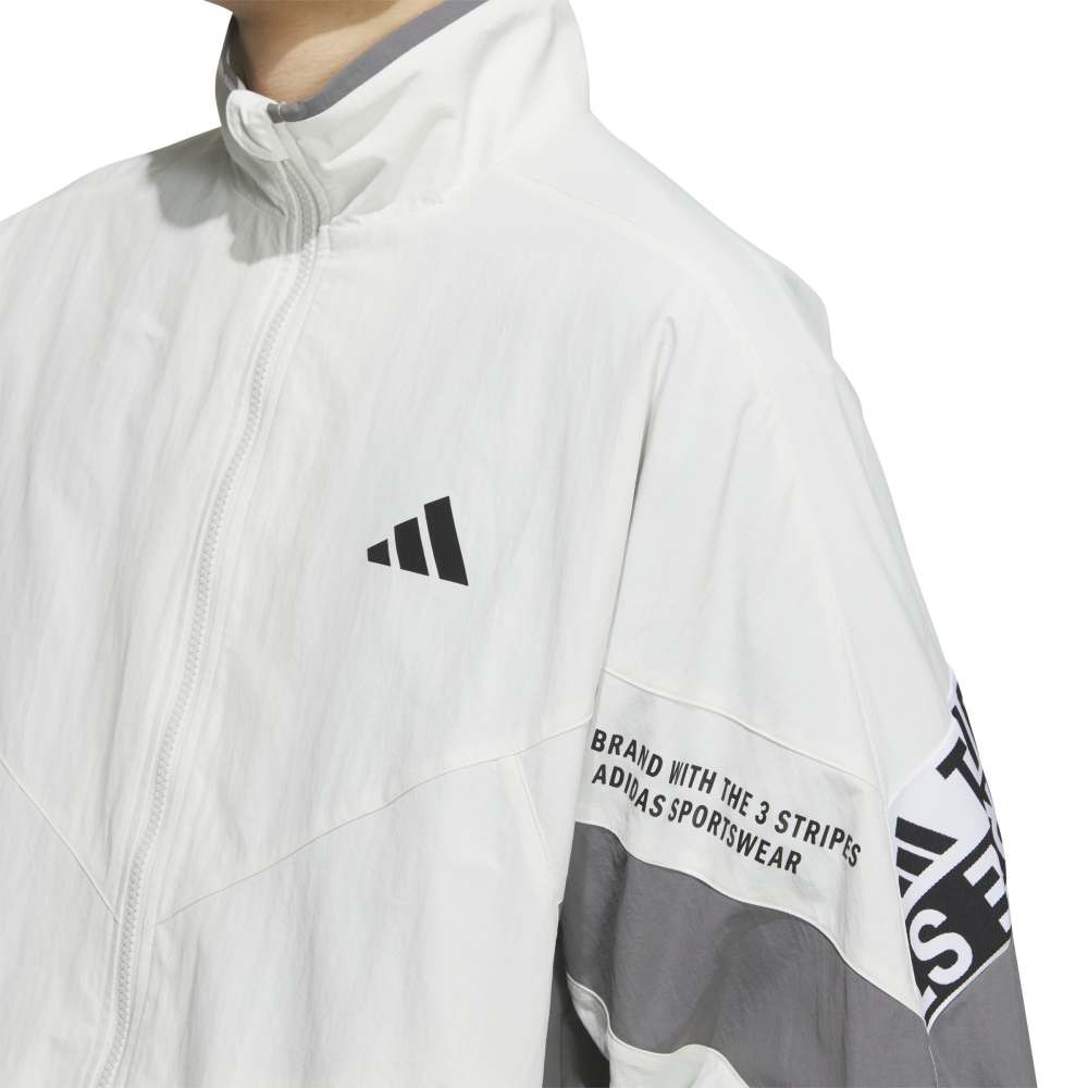 アディダス（adidas）（メンズ）ワーディングパック ルーズフィット メッシュ裏地付き ウーブンジャケット WM005-KA1264