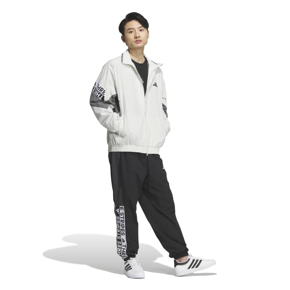 アディダス（adidas）（メンズ）ワーディングパック ルーズフィット メッシュ裏地付き ウーブンジャケット WM005-KA1264
