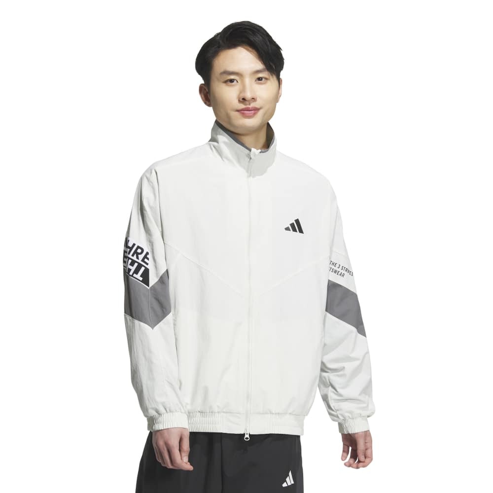 アディダス（adidas）（メンズ）ワーディングパック ルーズフィット メッシュ裏地付き ウーブンジャケット WM005-KA1264