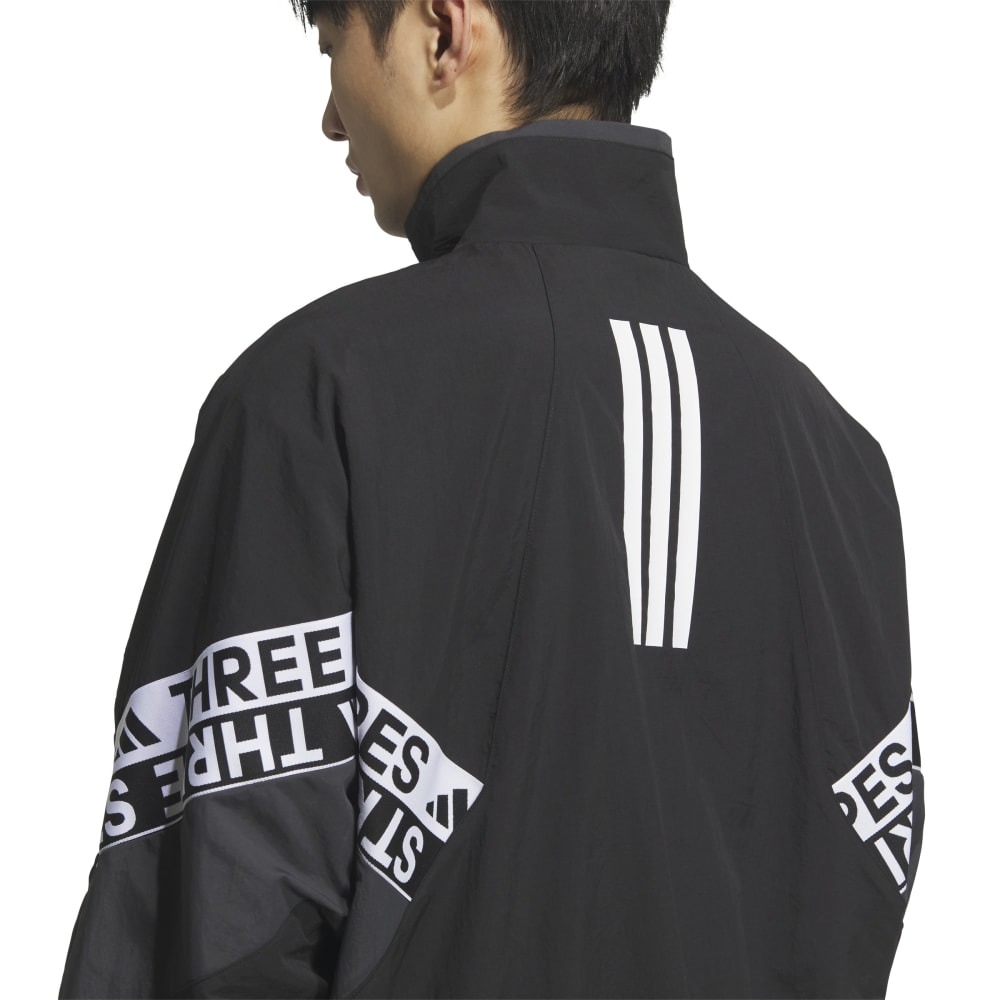 アディダス（adidas）（メンズ）ワーディングパック ルーズフィット メッシュ裏地付き ウーブンジャケット WM005-KA1265