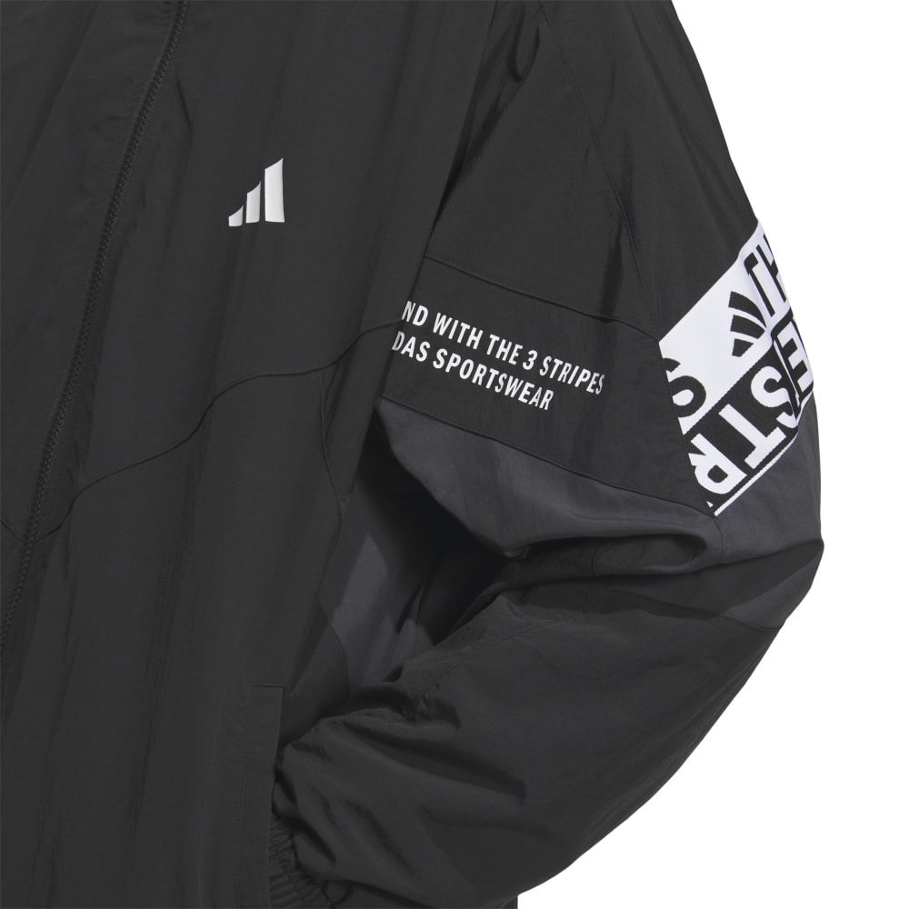 アディダス（adidas）（メンズ）ワーディングパック ルーズフィット メッシュ裏地付き ウーブンジャケット WM005-KA1265