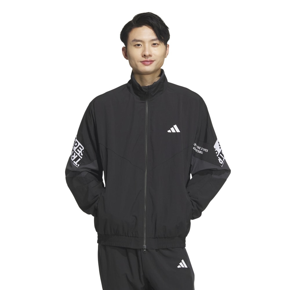 アディダス（adidas）（メンズ）ワーディングパック ルーズフィット メッシュ裏地付き ウーブンジャケット WM005-KA1265