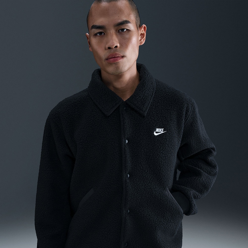 ナイキ（NIKE）（メンズ）クラブ SHERPA コーチ ジャケット HV1430-010