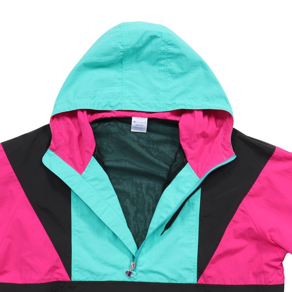 新品　Champion　アノラック Champion（チャンピオン） ジャケット ブルゾン 1/4 ZIP PACKABLE