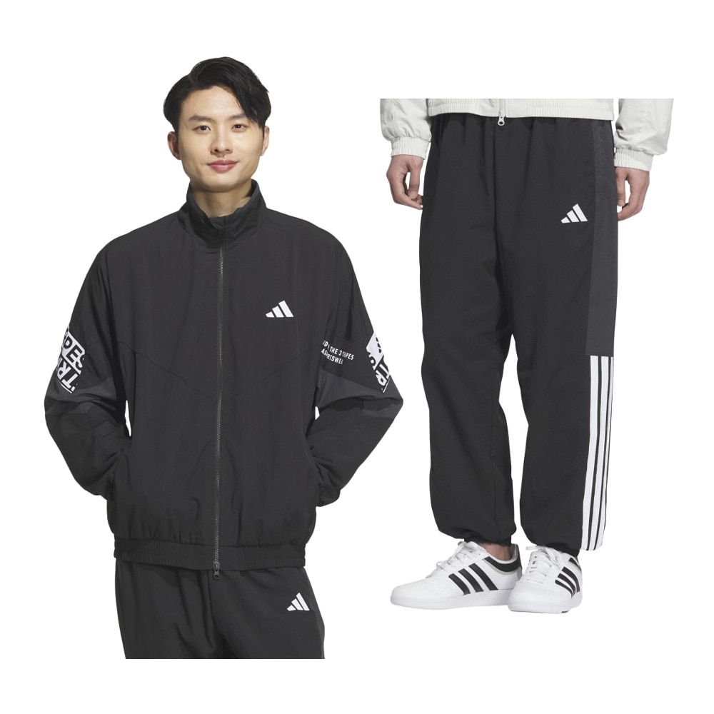 アディダス（adidas）（メンズ）ワーディングパック ルーズフィット メッシュ裏地付き上下セット WM005-KA1265 DC125-JZ8764