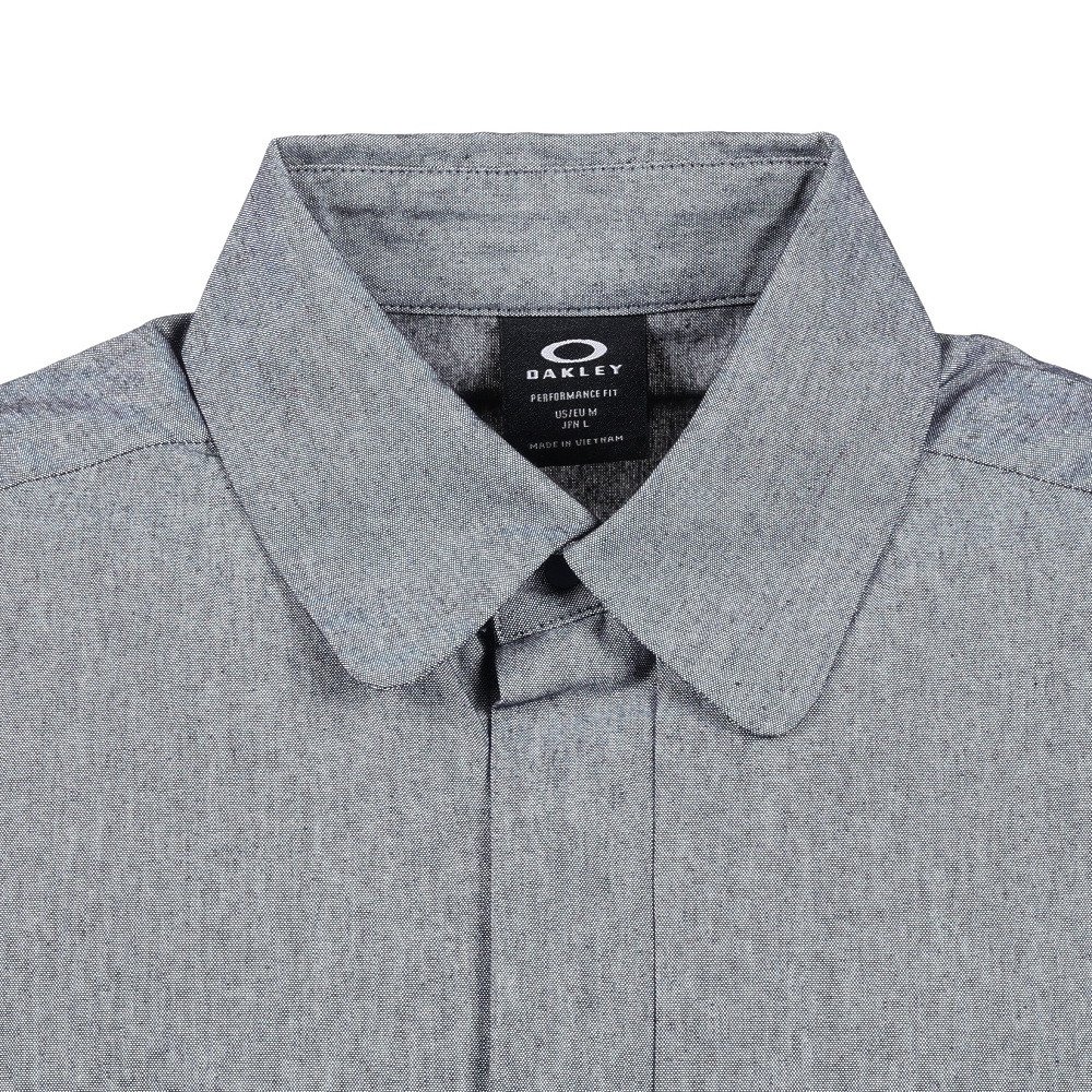 オークリー（OAKLEY）（メンズ）ESS CHAMBRAY 長袖シャツ FOA409639