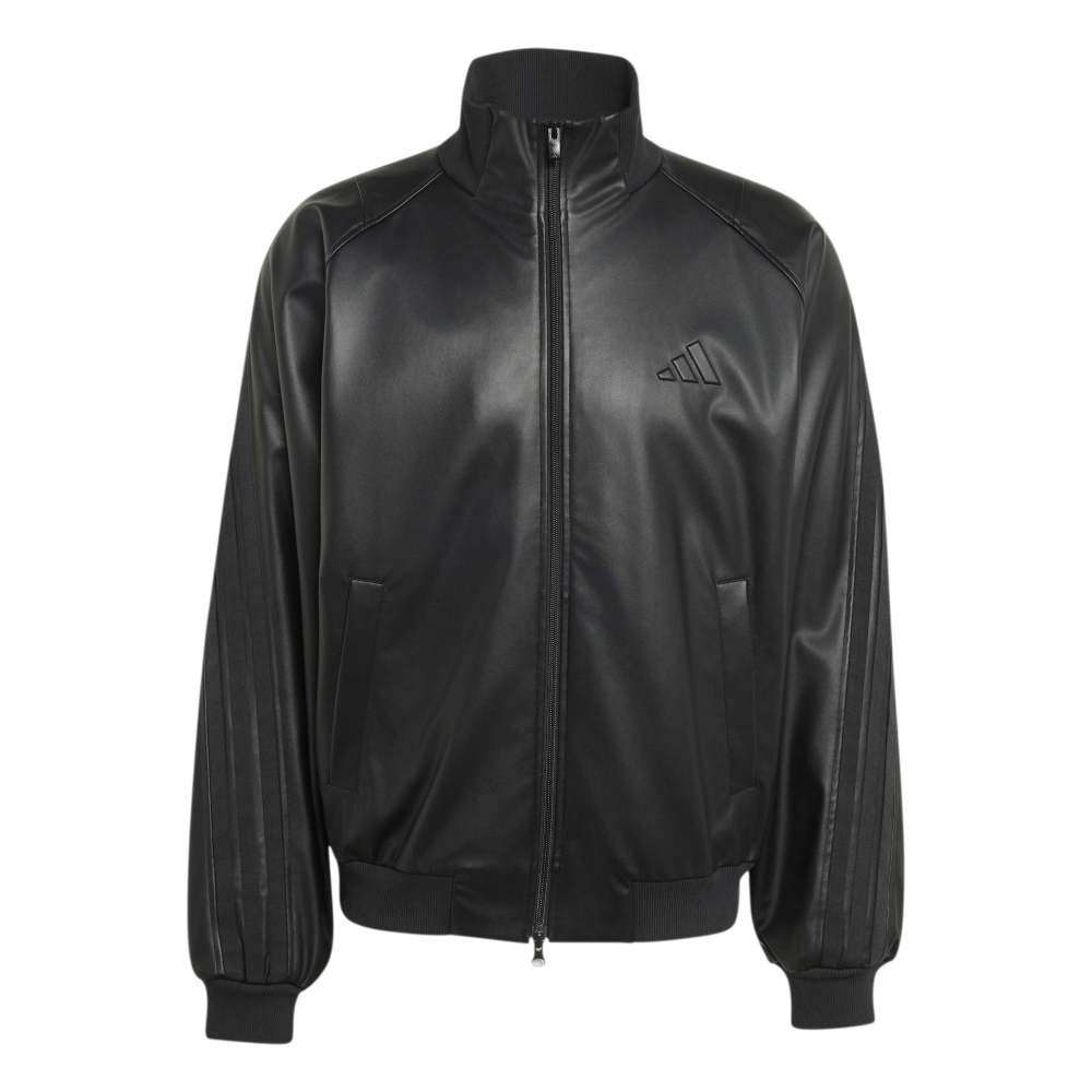 アディダス（adidas）（メンズ）スタジアム ルーズフィット フェイクレザー トラックジャケット HL312-KV5924