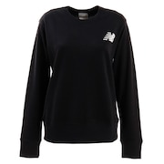ニューバランス（new balance）（レディース）スウェット フレンチテリークラシッククルー AWT91855BK オンライン価格